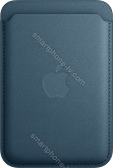 Apple iPhone Feingewebe wallet with MagSafe pacific blue 