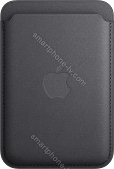 Apple iPhone Feingewebe wallet with MagSafe black 