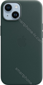 Apple leather case with MagSafe for iPhone 14 forest green 