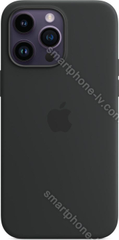 Apple silicone case with MagSafe for iPhone 14 Pro Max midnight 