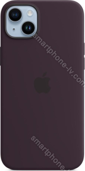 Apple silicone case with MagSafe for iPhone 14 Plus elderflower 