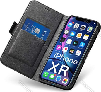 Aunote wallet for Apple iPhone XR black 
