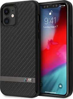 BMW Hard Cover carbon M Collection for Apple iPhone 12 mini black
