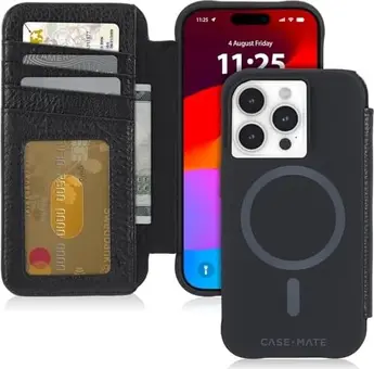 Case-Mate wallet Folio MagSafe for Apple iPhone 15 Pro black