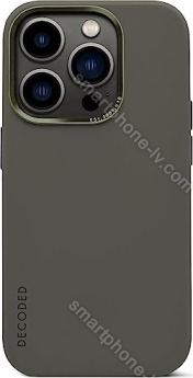 Decoded AntiMicrobial Silicone Back Cover for Apple iPhone 14 Pro Max olive 