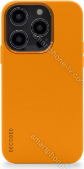 Decoded AntiMicrobial Silicone Back Cover for Apple iPhone 14 Pro Apricot 