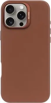 Decoded Leather Back Cover for Apple iPhone 16 Pro Max Tan Brown