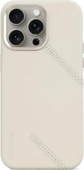 Decoded Leather Back Cover for Apple iPhone 15 Pro Clay 