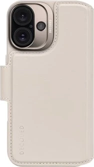 Decoded Leather Detachable wallet case для Эпл Айфон 16 Clay бежевый