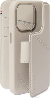 Decoded Leather Detachable wallet MagSafe for Apple iPhone 15 Pro Clay 