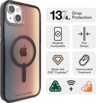 Gear4 Crystal Palace Snap для Эпл Айфон 14 Про Макс зеленый Swirl