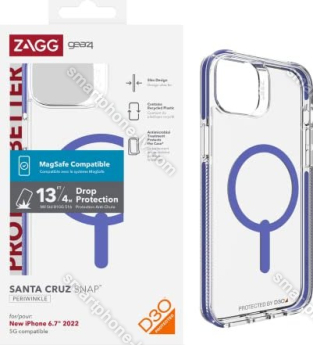 Gear4 Santa Cruz Snap for Apple iPhone 14 Plus Periwinkle 