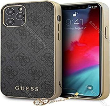 Guess Hard Cover 4G Charms for Apple iPhone 12/12 Pro grey 