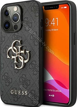 Guess Hard Cover 4G Metal Logo for Apple iPhone 13 Pro grey 
