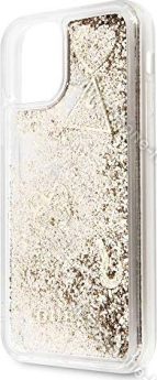 Guess Hard Cover Glitter Hearts for Apple iPhone 11 Pro gold 