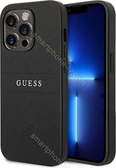 Guess Hard Cover Saffiano strap for Apple iPhone 14 Pro Max black 