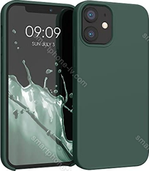 KWMobile TPU Silicone case for Apple iPhone 12 mini moss green 