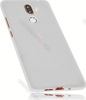 Mumbi TPU sleeve for Nokia 7 Plus white/transparent 