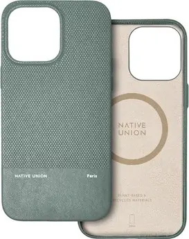 Native Union (Re)Classic case for Apple iPhone 15 Pro Max Slate Green