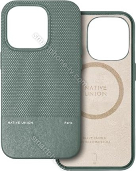 Native Union (Re)Classic case for Apple iPhone 15 Pro Slate Green 