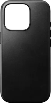 Nomad modern Horween Leather case for Apple iPhone 16 Pro black