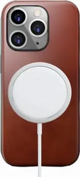 Nomad modern Horween Leather case for Apple iPhone 16 Pro Olde Dublin