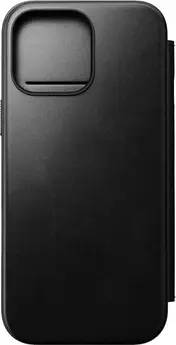 Nomad modern Horween Leather Folio for Apple iPhone 16 Pro Max black