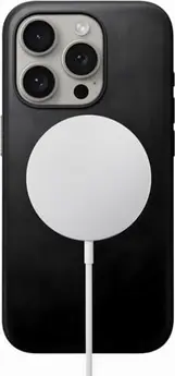 Nomad modern Leather case for Apple iPhone 16 Pro Max black