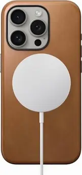 Nomad modern Leather case for Apple iPhone 16 Pro English Tan