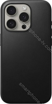 Nomad modern Leather case for Apple iPhone 15 Pro black 
