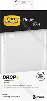 Otterbox React + Trusted glass for Samsung Galaxy A14 transparent 
