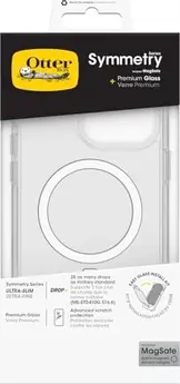 Otterbox Symmetry clear with MagSafe + Premium glass for Apple iPhone 15 Pro Max