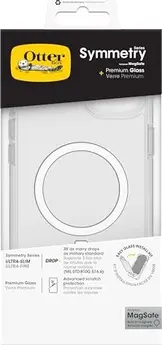 Otterbox Symmetry clear with MagSafe + Premium glass for Apple iPhone 15 Plus