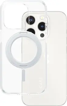 PanzerGlass Care Feature case kickstand MagSafe for Apple iPhone 15 Pro silver