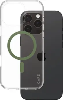 PanzerGlass Care Flagship case Urban Combat MagSafe for Apple iPhone 16 Pro Max Piquant Green