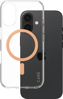 PanzerGlass Care Flagship case Urban Combat MagSafe for Apple iPhone 16 Peach Fuzz