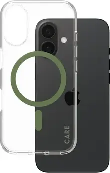 PanzerGlass Care Flagship case Urban Combat MagSafe for Apple iPhone 16 Piquant Green