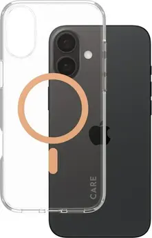 PanzerGlass Care Flagship case Urban Combat MagSafe for Apple iPhone 16 Plus Peach Fuzz