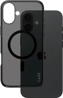 PanzerGlass Care Flagship case Urban Combat Smokey MagSafe for Apple iPhone 16 Plus black