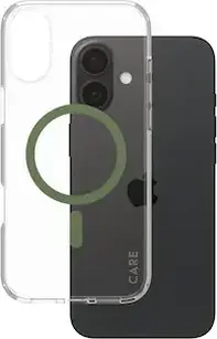 PanzerGlass Care Flagship case Urban Combat MagSafe for Apple iPhone 16 Plus Piquant Green