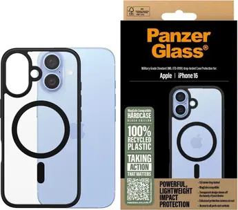PanzerGlass Hard case MagSafe for Apple iPhone 16 black
