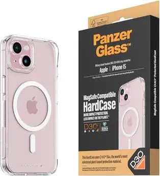 PanzerGlass Hard case MagSafe for Apple iPhone 15 transparent