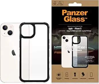PanzerGlass SilverBullet case for Apple iPhone 13 black/transparent
