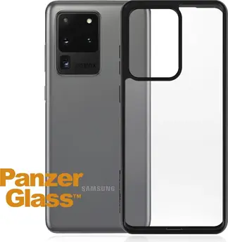 PanzerGlass clear case Black Edition for Samsung Galaxy S20 Ultra black/transparent