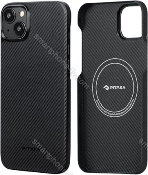 Pitaka MagEZ case 4 Twill for Apple iPhone 15 Plus black/grey 