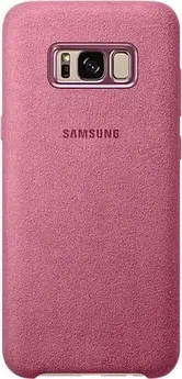 Samsung EF-XG955AP Alcantara Cover for Galaxy S8+ pink