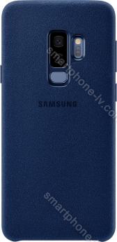 Samsung EF-XG965AL Alcantara Cover for Galaxy S9+ blue 