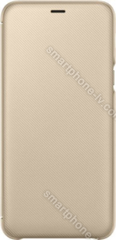 Samsung Flip wallet for Galaxy A6+ (2018) gold 