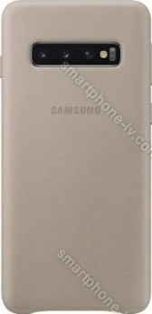 Samsung Leather Cover for Galaxy S10 grey 
