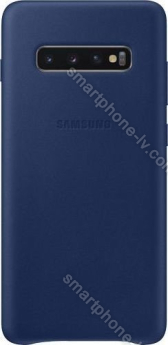 Samsung Leather Cover for Galaxy S10+ navy blue 
